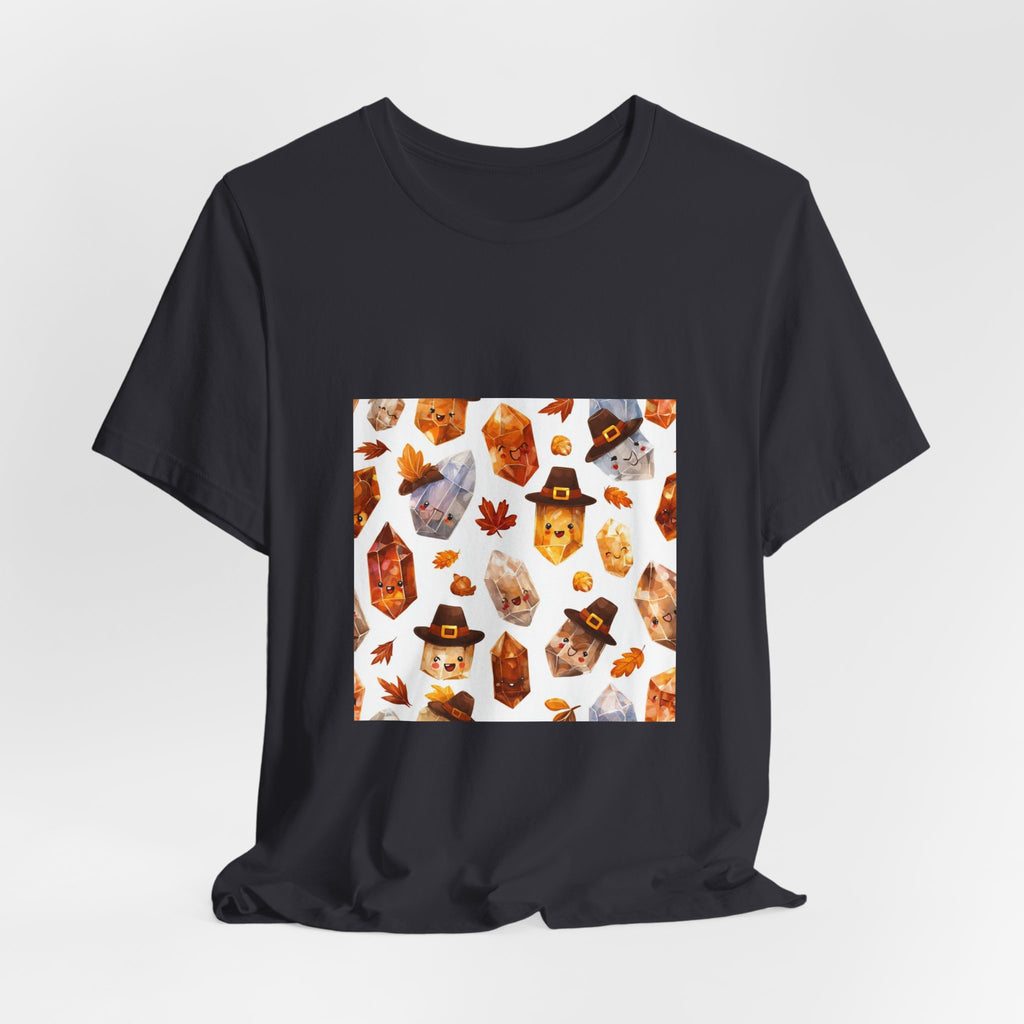 Thanksgiving Crystal Harvest T-Shirt | Dark Neutrals & Reds